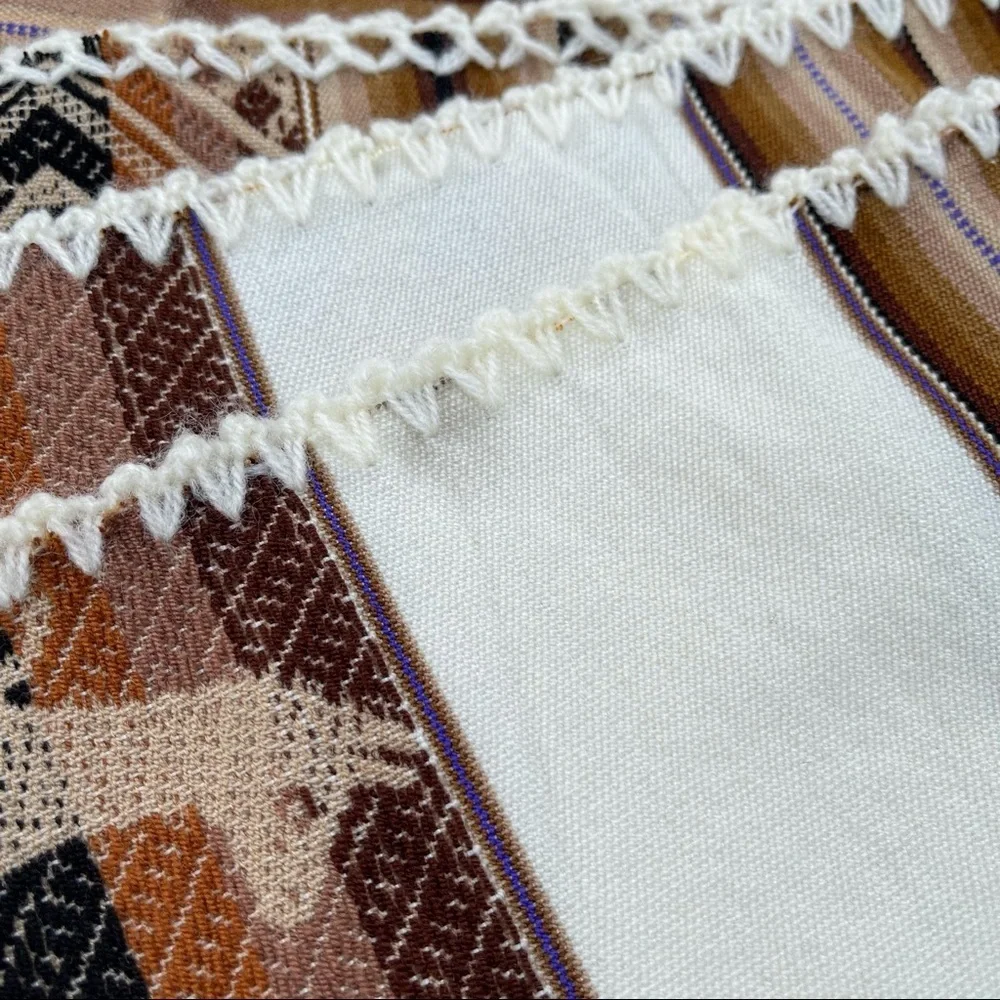Vintage Tablecloth and Placemats Set Costa Rica or Peru